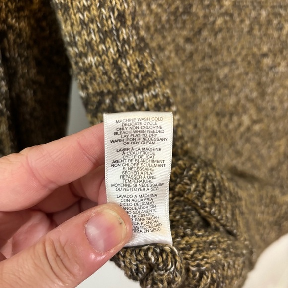 Michael Kors Brown Cowl Neck Sweater with Textured Knit - Picture 12 of 16